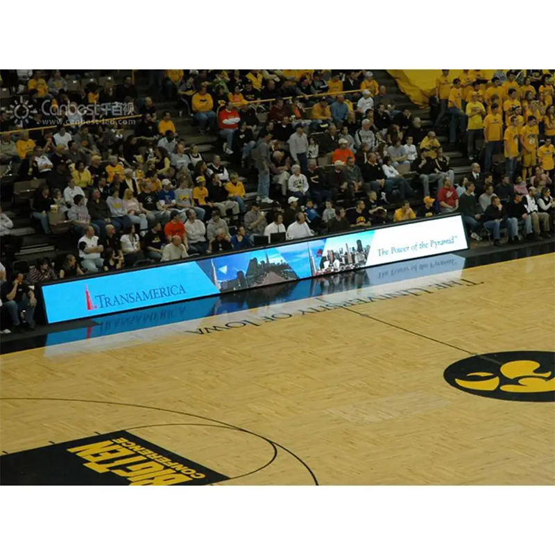 Basketballplatz-Banner, digitale Werbetafel, LED-Anzeige 