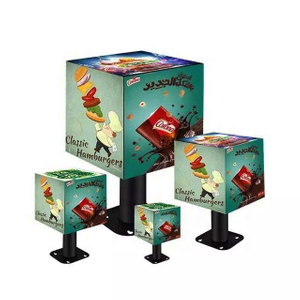 Outdoor Five Faces Cube LED-Anzeige Wifl Maßgeschneiderte HD Magic Cube LED-Anzeige