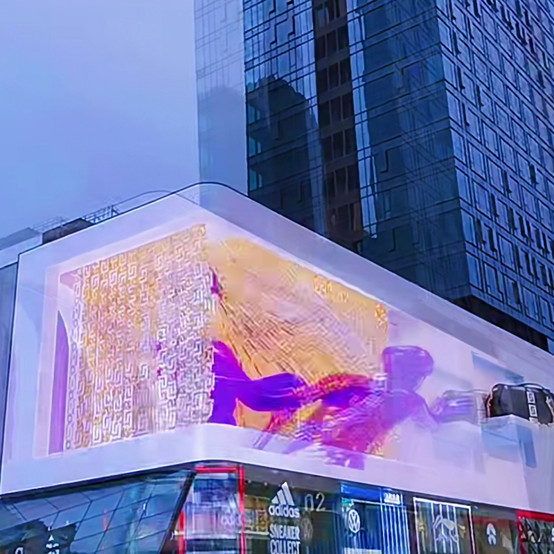 3D-Werbung im Freien, maßgeschneiderte große LED-Anzeigetafel