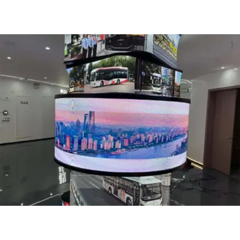 Neues, flexibles LED-Display für den Außenbereich mit digitaler Beschilderung