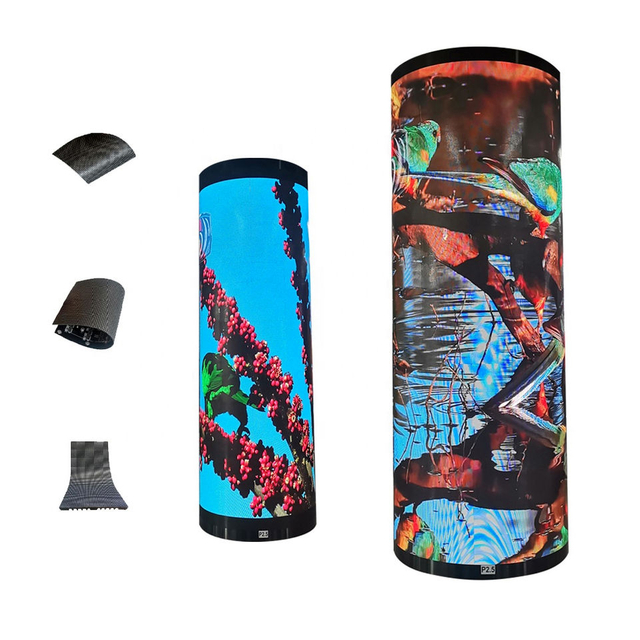 Wasserdichte Vollfarb-Softmodule für den Außenbereich mit gebogenem LED-Bildschirm