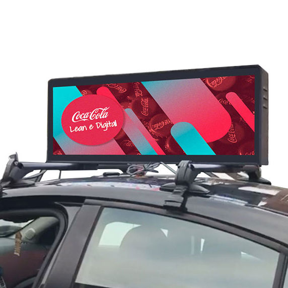 Wasserdichtes Taxi-Top-LED-Display mit hoher Helligkeit für den Außenbereich