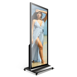 Wifi 4G Steuerung P2.5 Digital Display Indoor Led Spiegel Totem Stand Werbung Led Poster Display Bildschirm