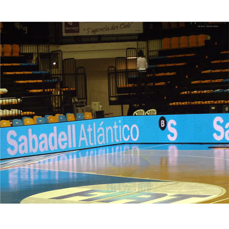 Basketballplatz-Banner, digitale Werbetafel, LED-Anzeige 