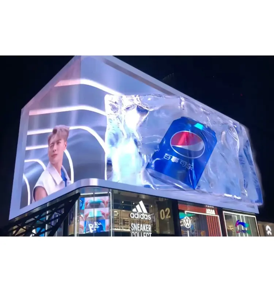 Naked-Eye 3D Giant Player Videowand Vollfarb-LED-Bildschirmanzeige