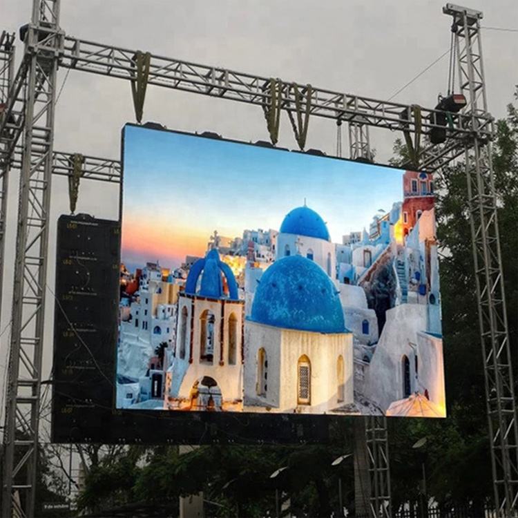 Hochwertiger LED-Videowandbildschirm für den Außenbereich, LED-Verleihdisplay