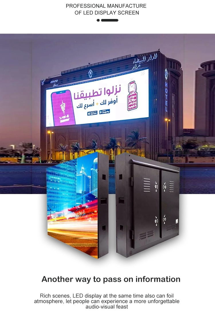 LED-Anzeige f&uuml;r den Au&szlig;enbereich