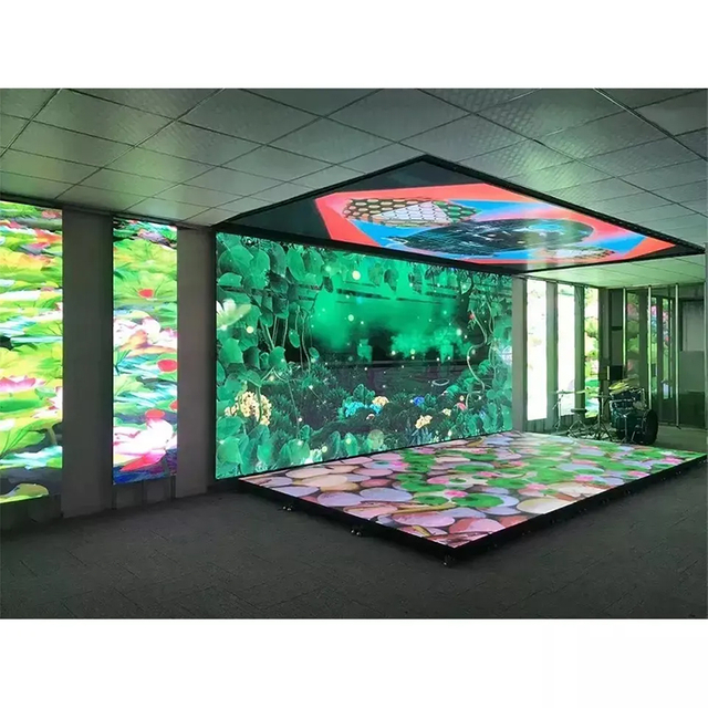 Bühnenkonzert, interaktives Bodenfliesen-LED-Tanzflächen-Display