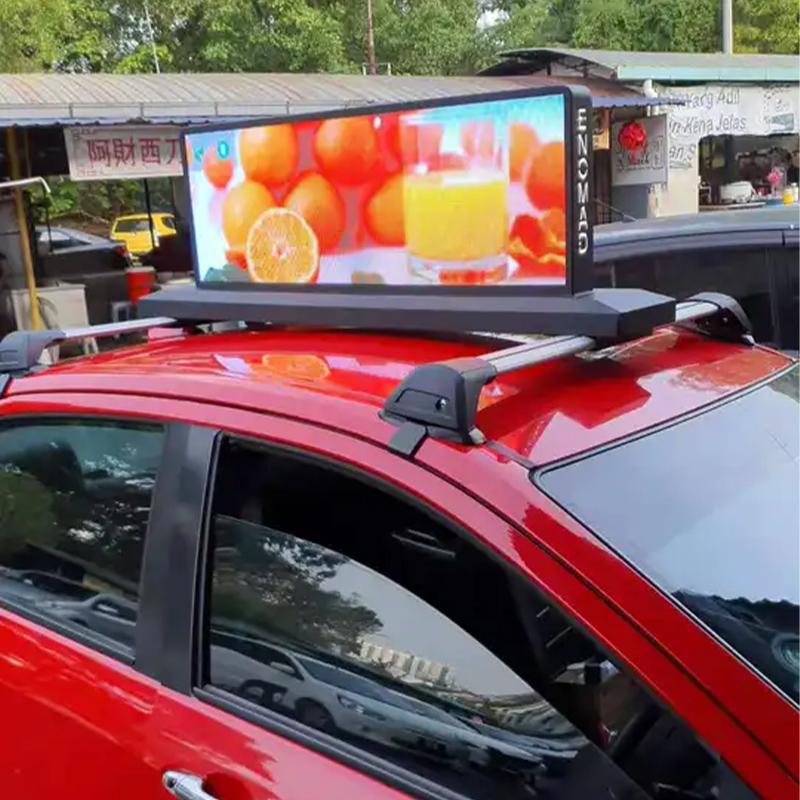 Wasserdichter Taxi-Top-WIFI-4G-USB-LED-Bildschirm mit doppelter Seitenwand