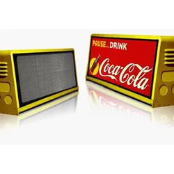 Ferngesteuerte Außenwerbung führte Taxi-Top-Screen-Display