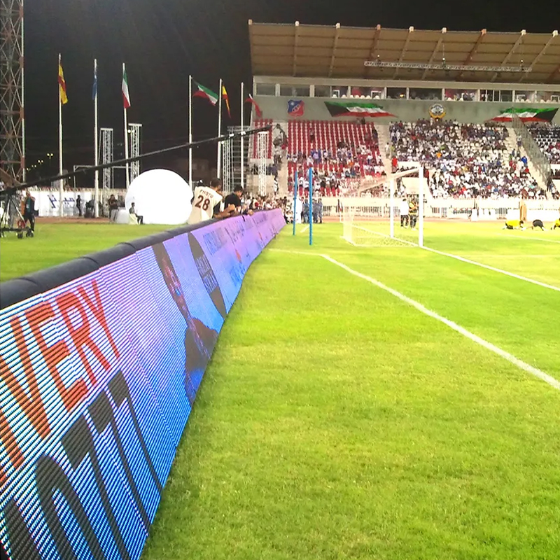 Video-Panel Basketballplatz Perimeter Stadion Fußballplatz LED-Werbetafel-Bildschirm