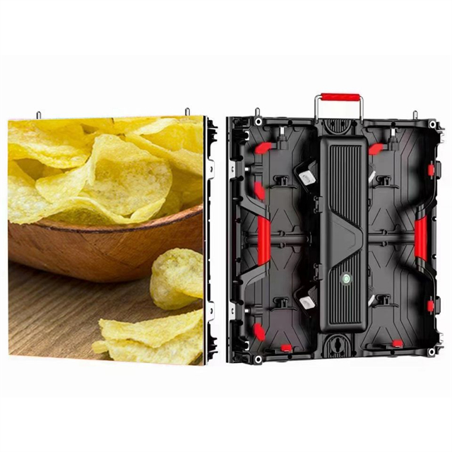 500 x 500 mm riesiger Bühnenhintergrund für den Außenbereich, LED-Videowand, P3.91, nahtloser Spleiß-LED-Verleih-Bildschirm