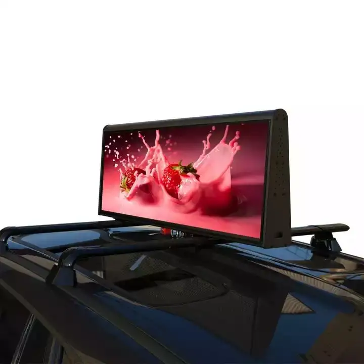 Ferngesteuerte Außenwerbung führte Taxi-Top-Screen-Display