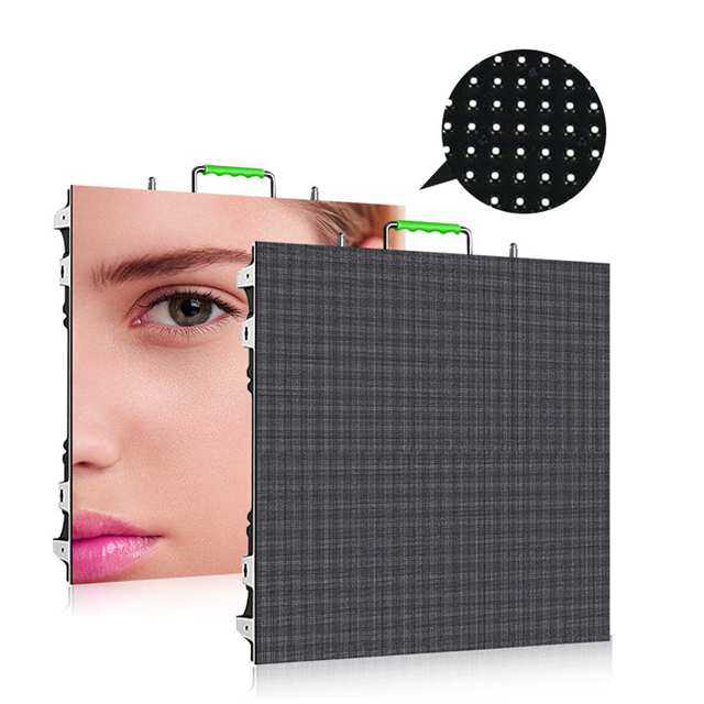 500 x 500 mm riesiger Bühnenhintergrund für den Außenbereich, LED-Videowand, P3.91, nahtloser Spleiß-LED-Verleih-Bildschirm