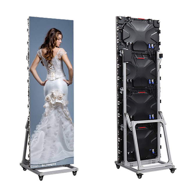 55 bis 78 Zoll großes, faltbares Poster-LED-Display für den Innenbereich