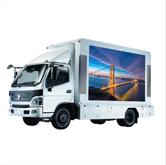 Hochheller, vollfarbiger, auf LKW montierter mobiler LED-Bildschirm für LKW