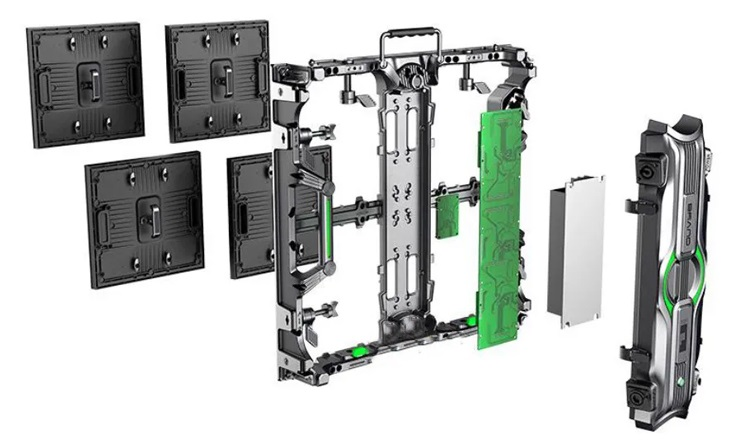 LED-Panel-Videowand aus Aluminiumdruckguss P4.81 P3.91 Miet-LED-Bildschirmanzeige