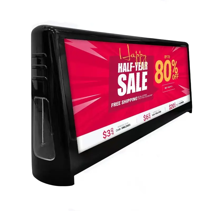 Ferngesteuerte Außenwerbung führte Taxi-Top-Screen-Display